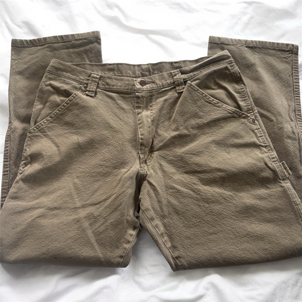 Wrangler Men's Carpenter Pants in Light Khaki